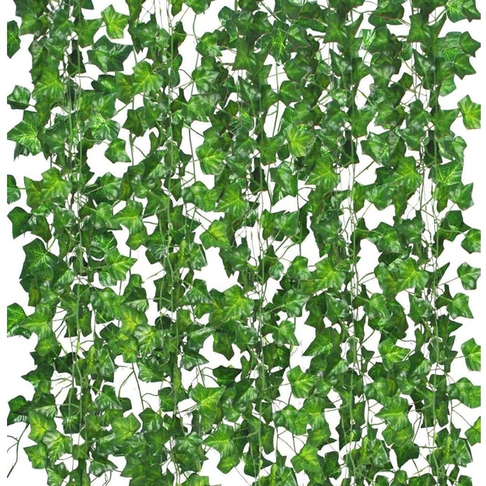 24 Artificial Green Ivy Vines